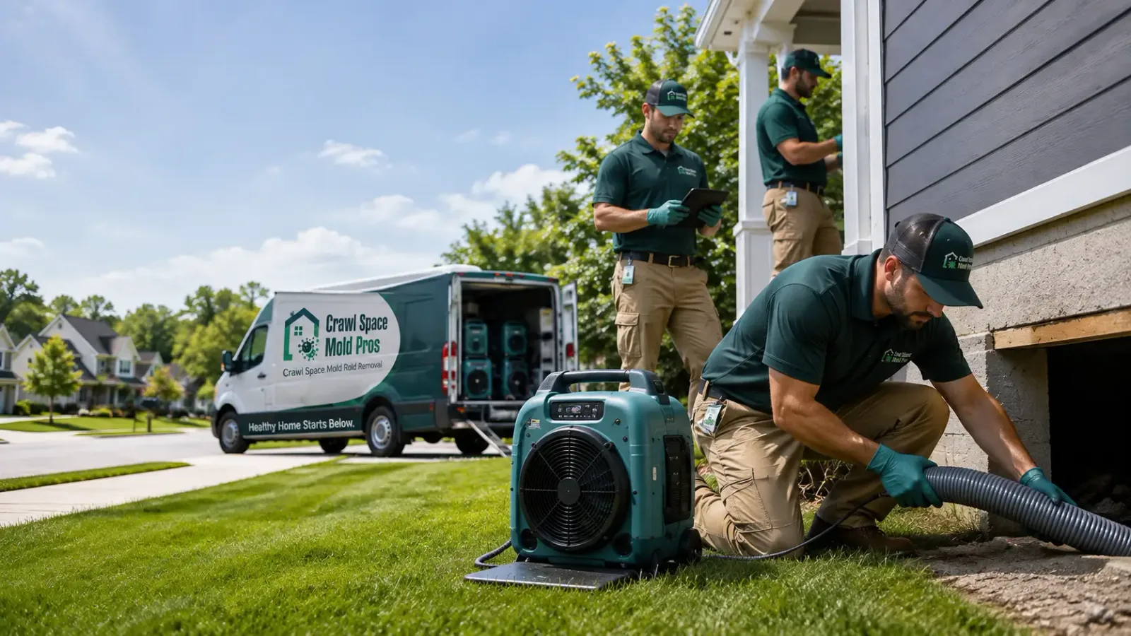Crawl Space Mold Removal in Bangor, CA